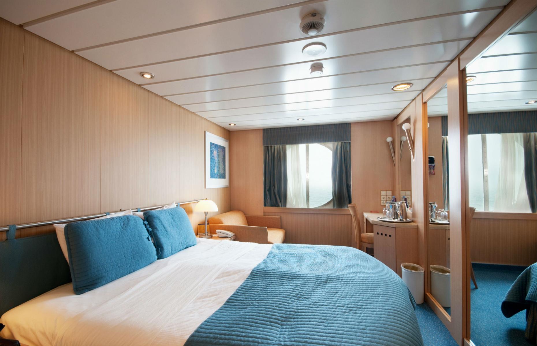 Cabins are really small 